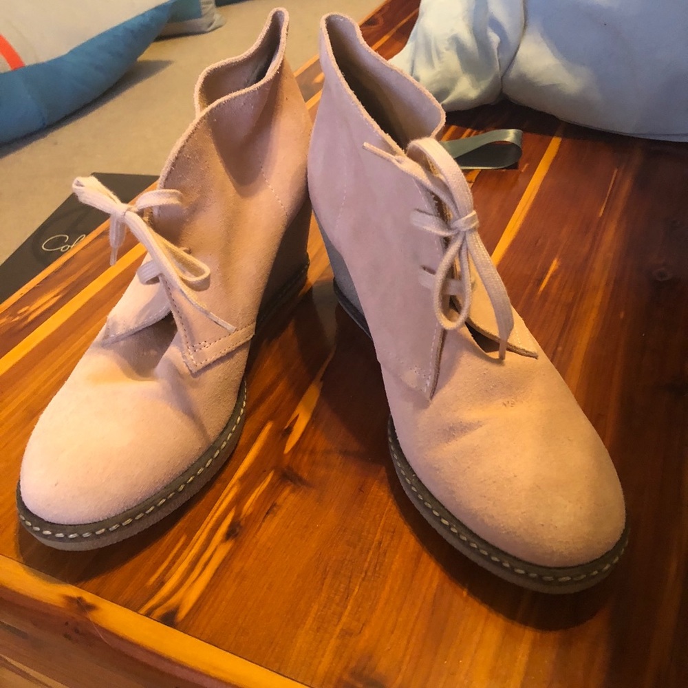 Pink Suede Boot